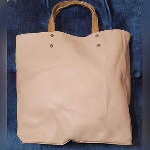OKPTA New Taupe Shoulder Handbag